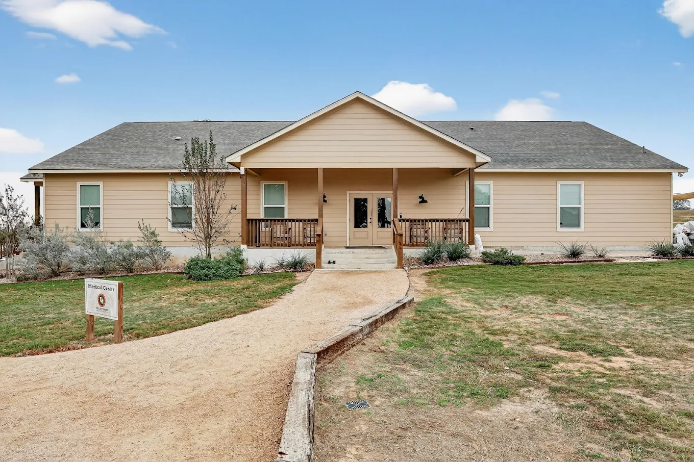 Exterior of the medical office building at the recovery center