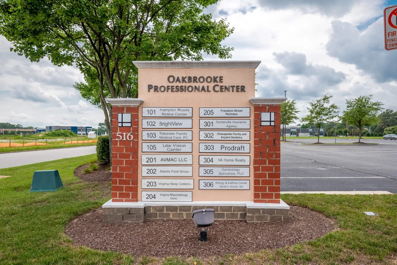 Oakbrooke Professional Center directory listing BrightView