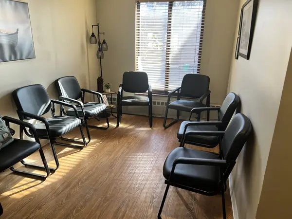 Chairs arranged in circle for group therapy session